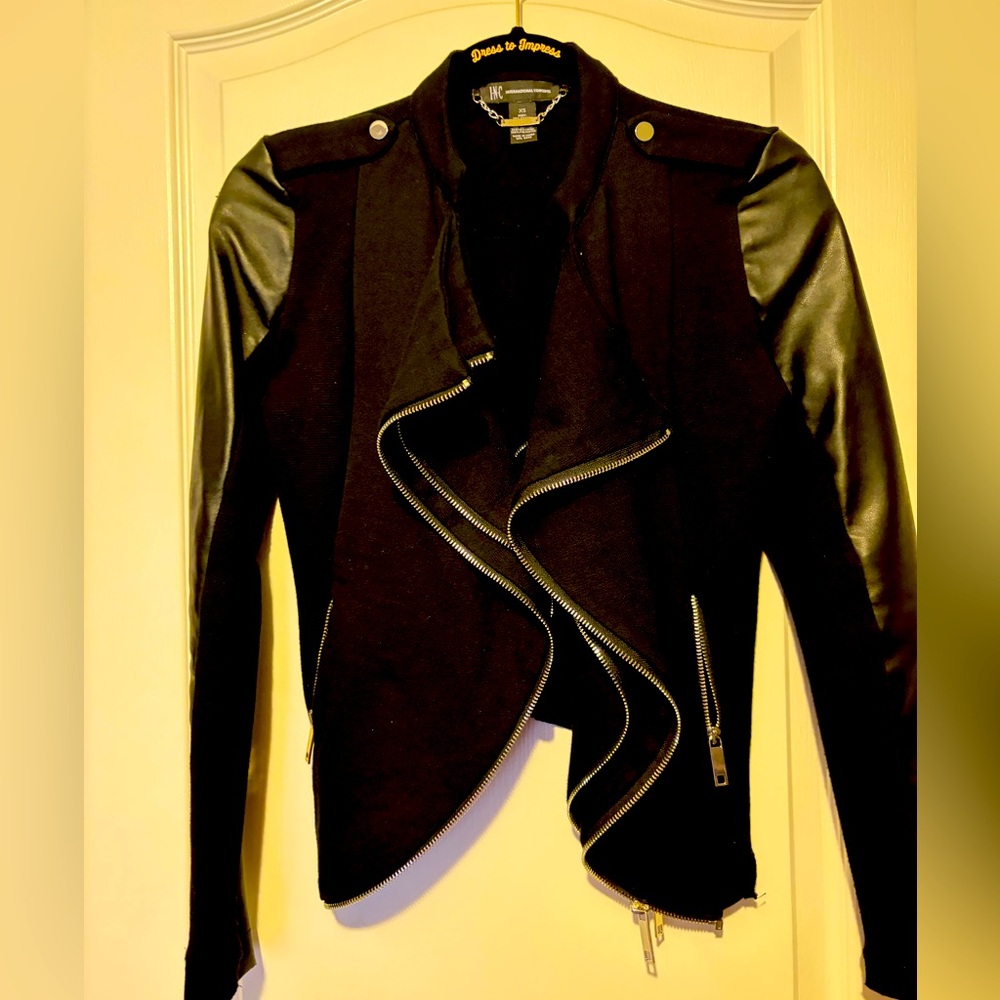 INC Moto Jacket Sz XS